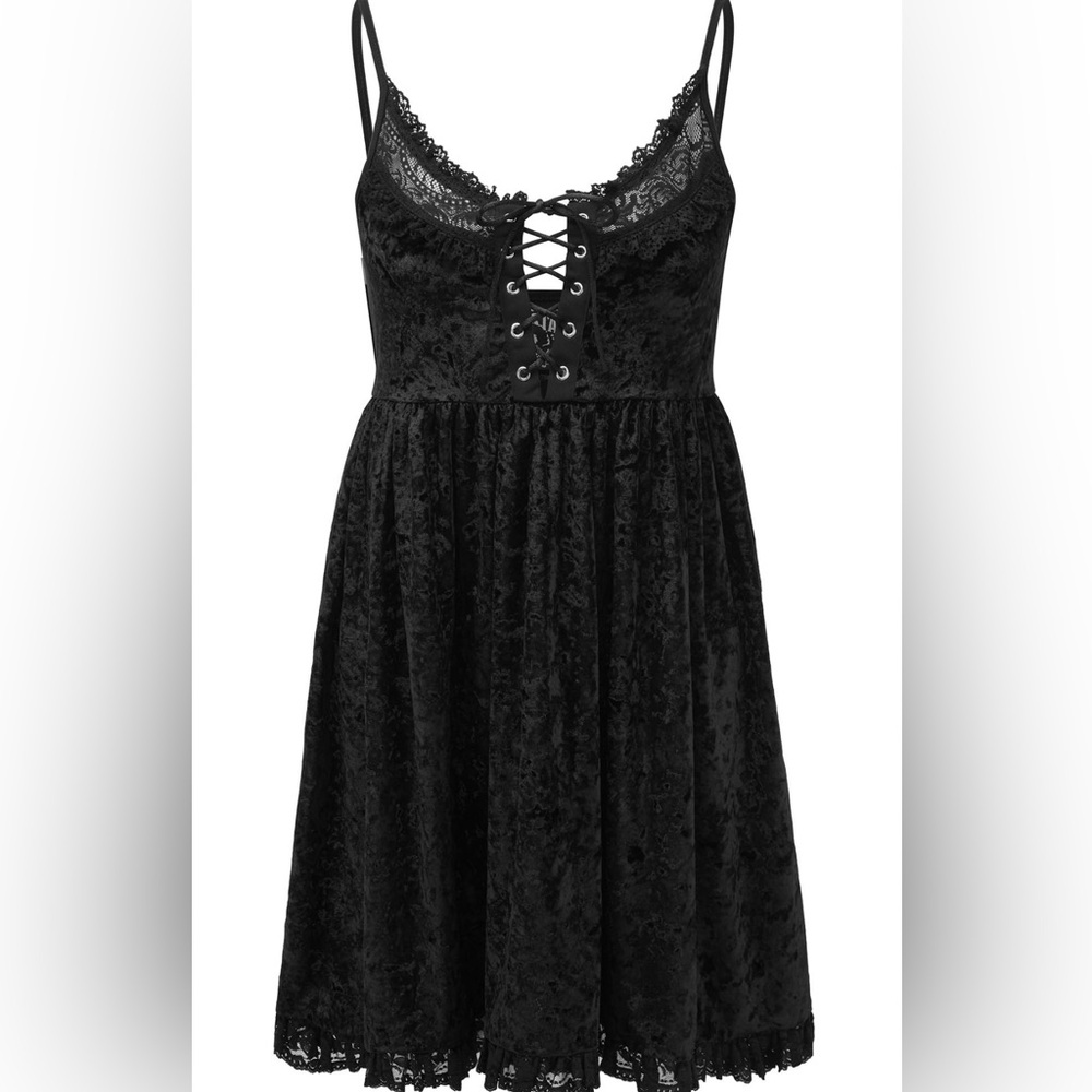 Killstar Ashbury's Angel Velvet Dress L